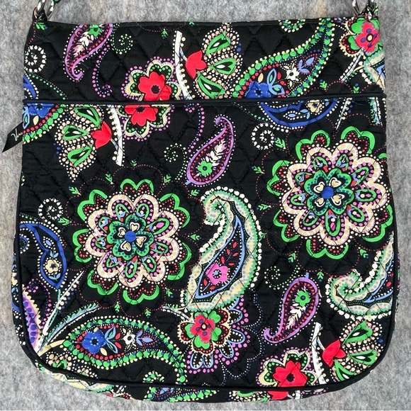 Vera Bradley Crossbody Bag Hipster Kiev Paisley Floral Adjustable Strap Pockets - Picture 6 of 16